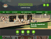 Tablet Screenshot of ponderosa.pusdk12.org