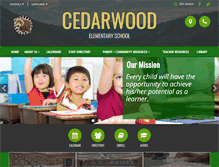 Tablet Screenshot of cedarwood.pusdk12.org