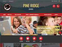 Tablet Screenshot of pineridge.pusdk12.org