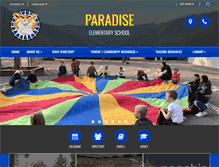 Tablet Screenshot of paradiseelem.pusdk12.org